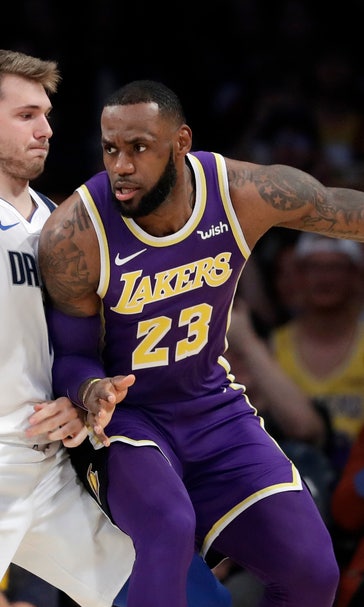 James’ free throw gives Lakers 114-113 win over Mavericks